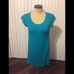 FIRM PRICE Medium green t-shirt cap sleeve dress